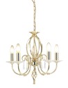 Elstead AEGAN 5x60W E14 AG5 POL BRASS Żyrandol