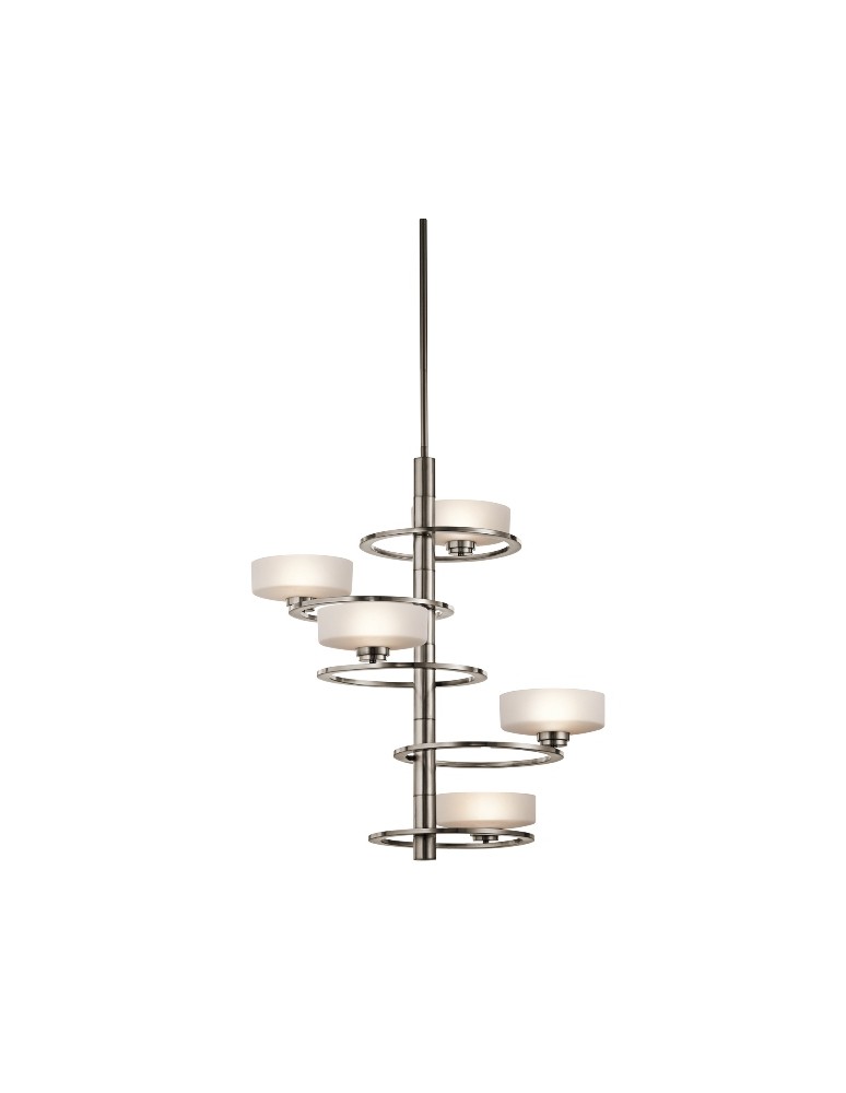 Żyrandole nowoczesne - Kichler ALEEKA 5x40W G9 KL/ALEEKA5A Żyrandol - produkt kolory-swiatla.pl 1