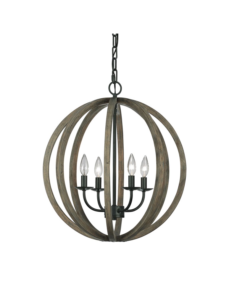 Lampy wiszące - Feiss ALLIER 4 x 60W E14 FE/ALLIER/4P WW Wisząca - produkt kolory-swiatla.pl 1