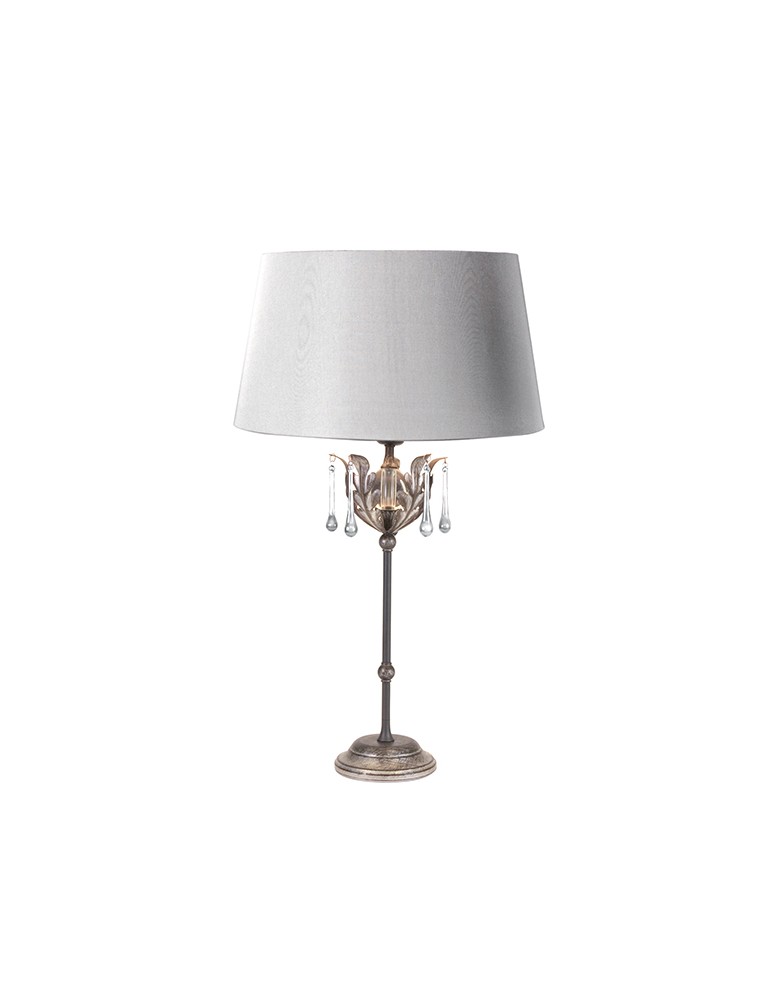 Lampy stołowe klasyczne - Elstead Lighting Interior Stołowa AMARILLI 1x60W E27 AML/TL BLK/SIL - produkt kolory-swiatla.pl 1