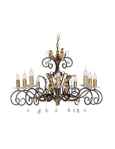 Elstead Lighting Interior Wisząca AMARILLI 10x60W E14 AML10 BRONZE