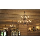 Żyrandole świecznikowe - Elstead Lighting Interior Wisząca AMARILLI 15x60W E14 AML15 BLK/SILVER - produkt 2