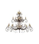 Żyrandole świecznikowe - Elstead Lighting Interior Wisząca AMARILLI 15x60W E14 AML15 BRONZE - product 1