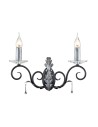 Elstead Lighting Interior Kinkiet AMARILLI 2x60W E14 AML2 BLK/SILVER