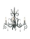 Elstead Lighting Interior Wisząca AMARILLI 3x60W E14 AML3 BLK/SILVER
