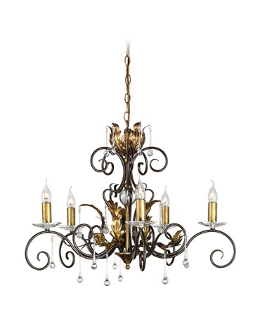 Elstead Lighting Interior Wisząca AMARILLI 5x60W E14 AML5 BRONZE