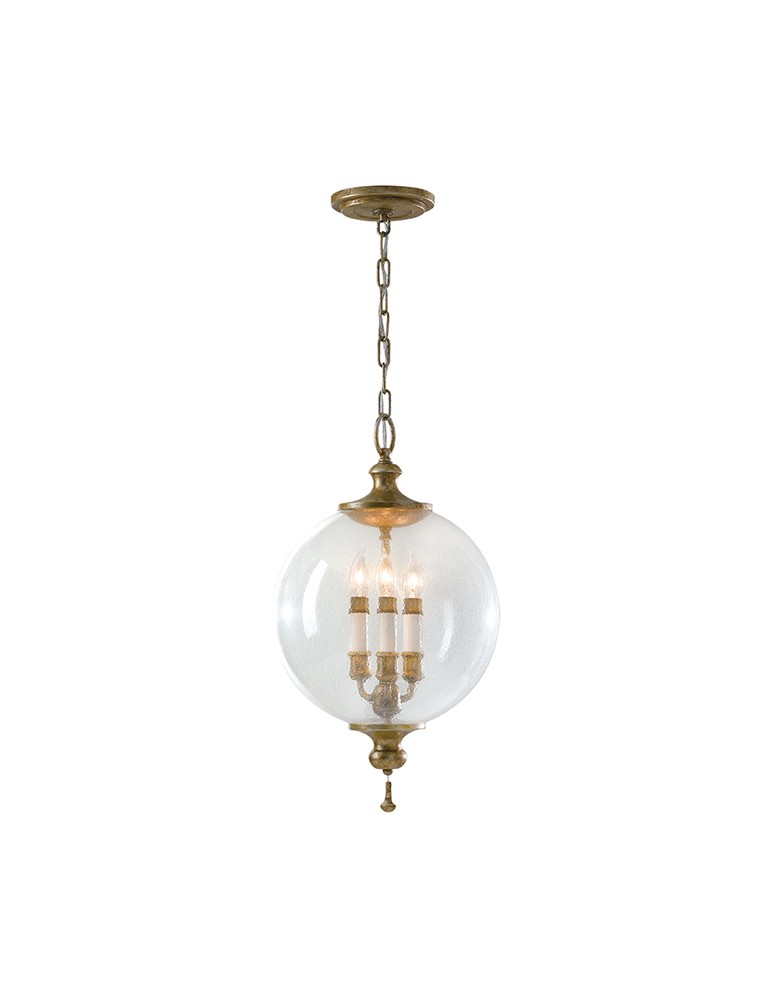Żyrandole retro - Feiss ARGENTO 3x60W E14 FE/ARGENTO/P Żyrandol - produkt kolory-swiatla.pl 1