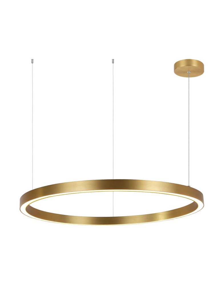 Light Prestige Midway lampa wisząca duża złota LP-033/1P L GD 1xLED Złoty
