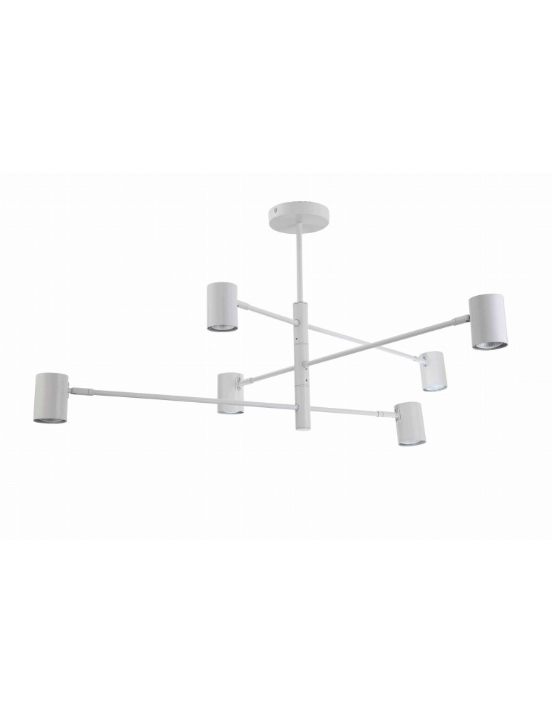 Light Prestige Lampa wisząca Snow 6 biały LP-731/6P WH xGU10 