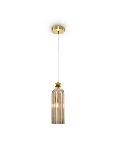 Maytoni Antic Wisząca E14 1x40W   Brązowy   MOD302PL-01CG