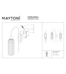 Maytoni Antic Ścienna E14 1x40W Szary MOD302WL-01GR Maytoni Antic Ścienna E14 1x40W Szary MOD302WL-01GR