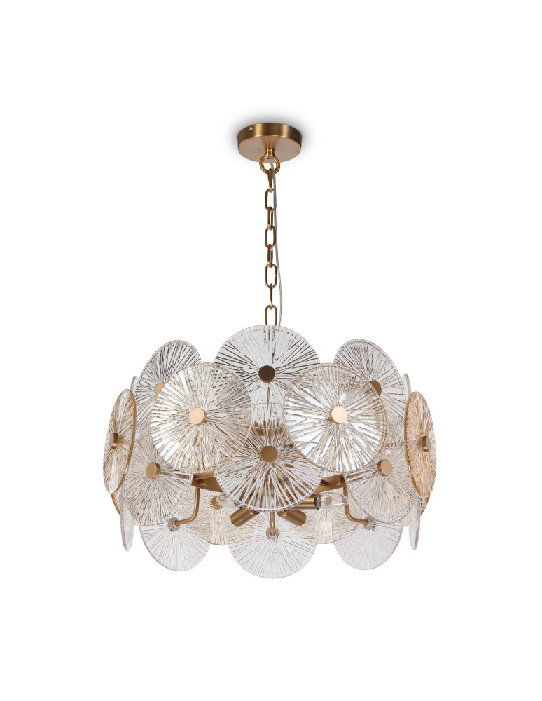 Maytoni Aster Wisząca E14 8x40W Złoty MOD007PL-08G Maytoni Aster Wisząca E14 8x40W Złoty MOD007PL-08G