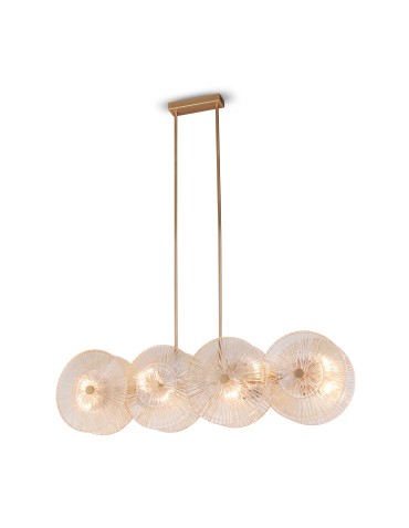 Maytoni Aster Wisząca E14 8x40W   Złoty  MOD007PL-08G1