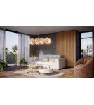 Maytoni Aster Wisząca E14 8x40W Złoty MOD007PL-08G1 Maytoni Aster Wisząca E14 8x40W Złoty MOD007PL-08G1