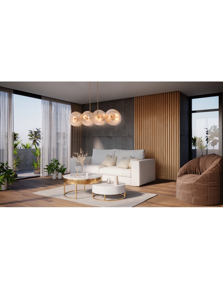 Maytoni Aster Wisząca E14 8x40W Złoty MOD007PL-08G1 Maytoni Aster Wisząca E14 8x40W Złoty MOD007PL-08G1
