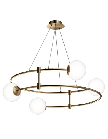Maytoni Balance Wisząca G9 4x40W   Złoty  MOD317PL-04G
