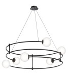 Lampy wiszące - Maytoni Balance Wisząca G9 6x40W   Czarny  MOD317PL-06B - product 1