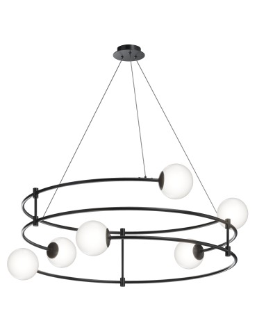 Maytoni Balance Wisząca G9 6x40W   Czarny  MOD317PL-06B