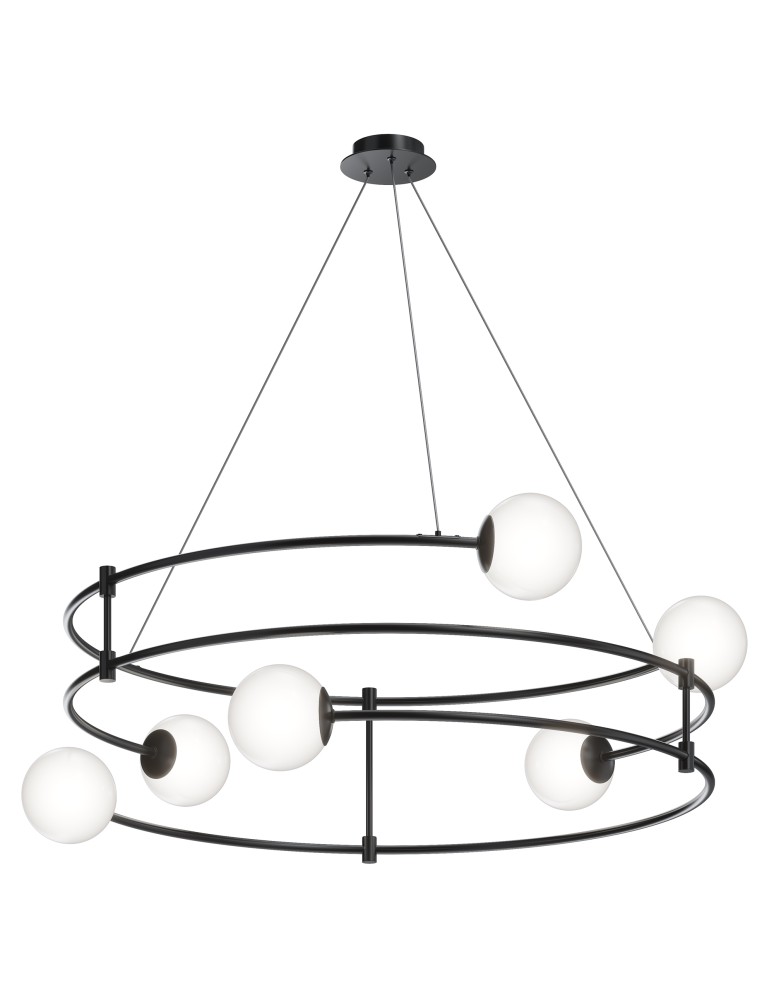 Maytoni Balance Wisząca G9 6x40W   Czarny  MOD317PL-06B