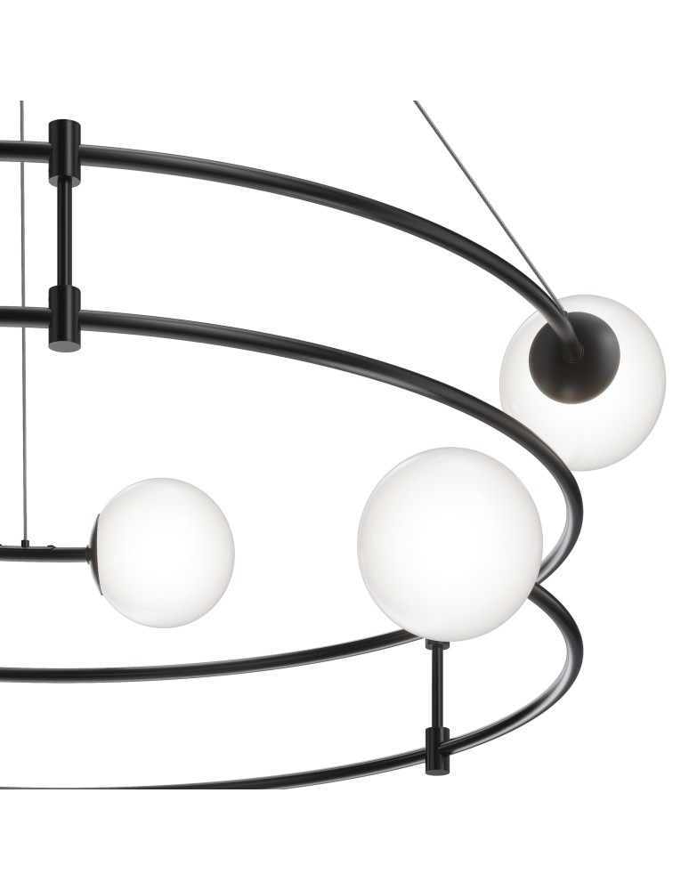 Maytoni Balance Wisząca G9 6x40W   Czarny  MOD317PL-06B