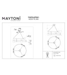 Maytoni Balance Wisząca G9 6x40W   Złoty  MOD317PL-06G Maytoni Balance Wisząca G9 6x40W   Złoty  MOD317PL-06G