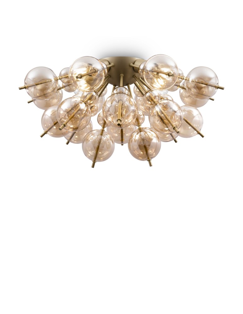 Maytoni Bolla Sufitowa E27 4x60W   Mosiądz  MOD133CL-04BS