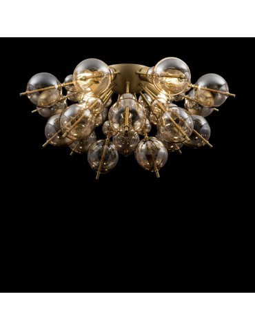 Maytoni Bolla Sufitowa E27 4x60W   Mosiądz  MOD133CL-04BS - produkt 2