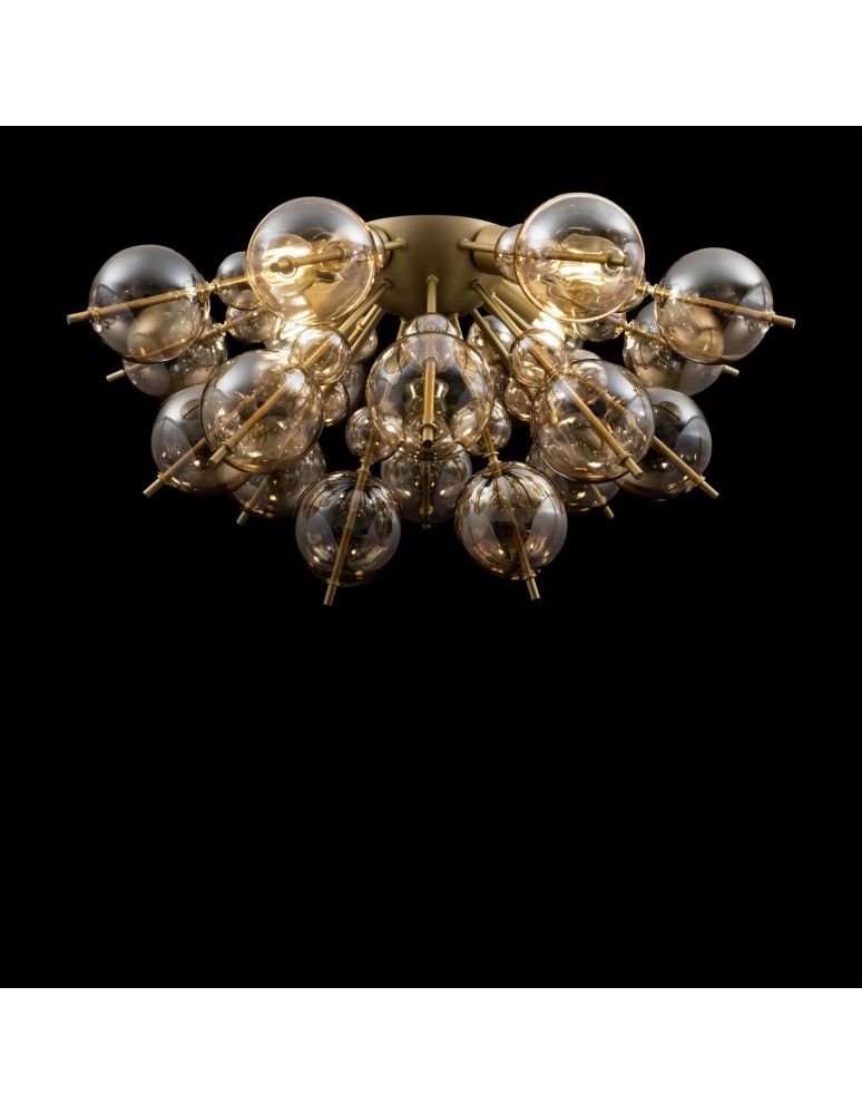 Maytoni Bolla Sufitowa E27 4x60W   Mosiądz  MOD133CL-04BS