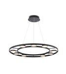Lampy wiszące LED - Maytoni Fad Wisząca LED 63.1W 3102K 2830lm Czarny  MOD070PL-L63B3K - product 1