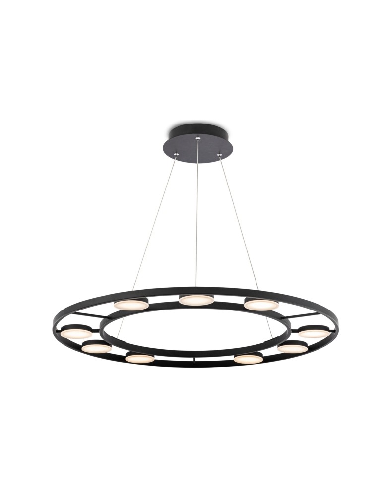 Maytoni Fad Wisząca LED 63.1W 3102K 2830lm Czarny  MOD070PL-L63B3K