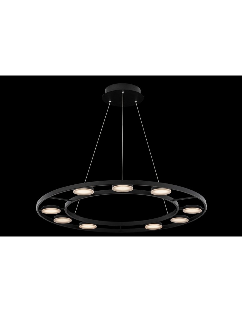 Maytoni Fad Wisząca LED 63.1W 3102K 2830lm Czarny  MOD070PL-L63B3K