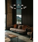 Lampy wiszące LED - Maytoni Fad Wisząca LED 63.1W 3102K 2830lm Czarny  MOD070PL-L63B3K - product 3