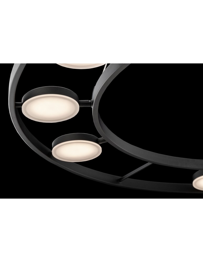 Maytoni Fad Wisząca LED 63.1W 3102K 2830lm Czarny  MOD070PL-L63B3K