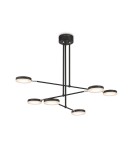 Lampy wiszące LED - Maytoni Fad Wisząca LED 38.5W 2994K 2137lm Czarny  MOD070PL-L38B3K - product 1