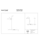 Lampy stołowe do czytania - Maytoni Fad Stołowa LED 8.5W 2987K 418lm Czarny  MOD070TL-L8B3K - product 5