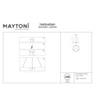 Maytoni Interstellar Wisząca LED 1x30W 4000K 550lm Szary  MOD309PL-L30GR4K Maytoni Interstellar Wisząca LED 1x30W 4000K 550lm Szary  MOD309PL-L30GR4K