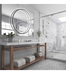 Lampy wiszące okręgi - Light Prestige Mirror lampa wisząca mała czarna IP44 LP-999/1P S BK 1xLED czarny - product 2
