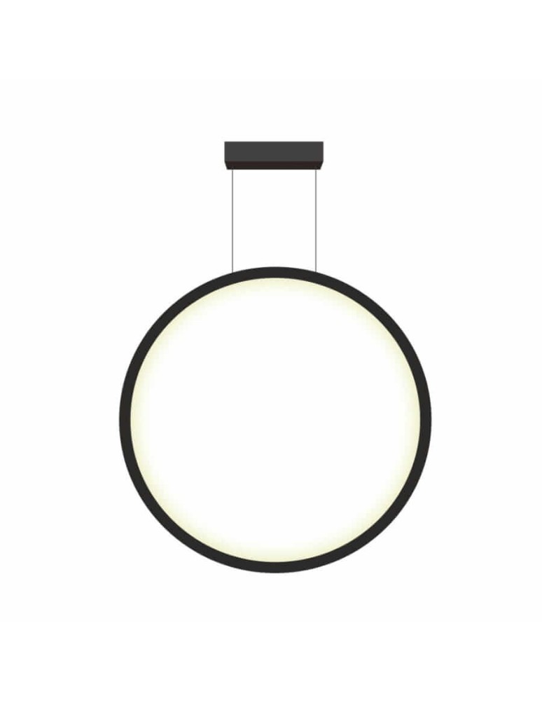 Light Prestige Mirror lampa wisząca mała czarna LP-999/1P S BK 1xLED czarny