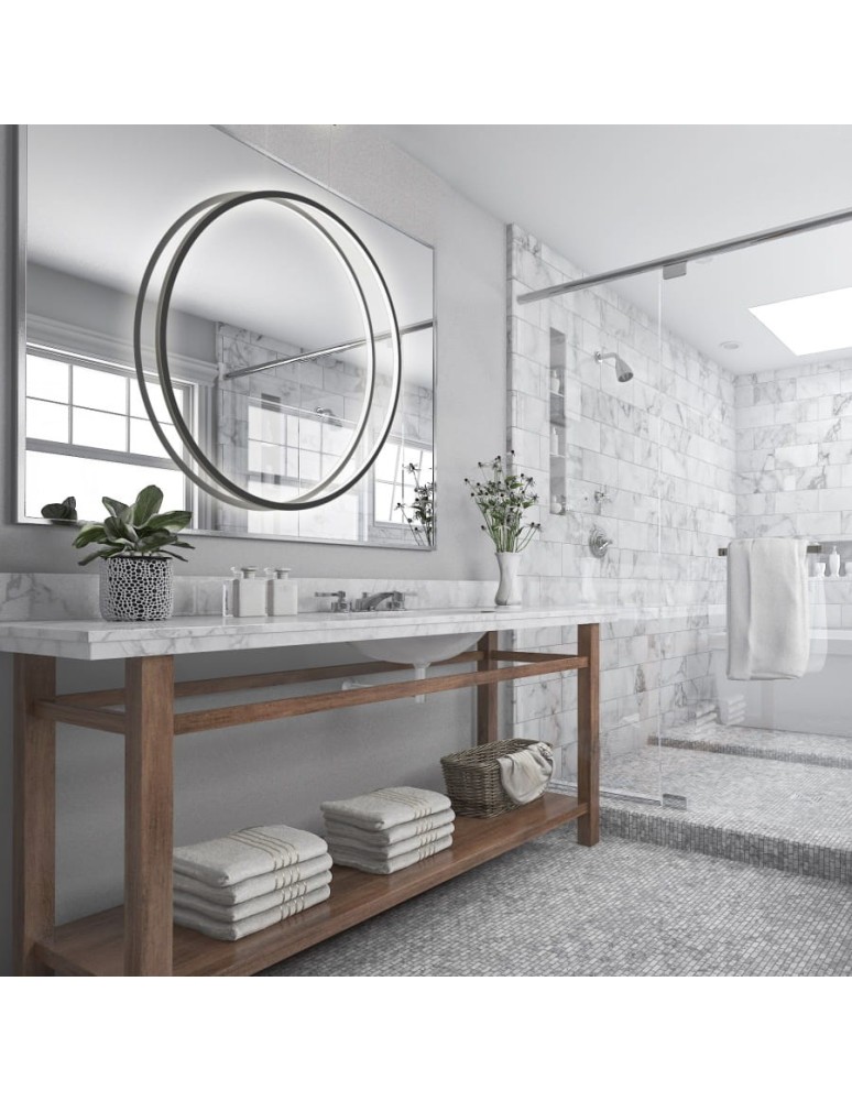 Light Prestige Mirror kinkiet duży czarny LP-999/1W L BK 1xLED czarny Light Prestige Mirror kinkiet duży czarny LP-999/1W L BK 1xLED czarny