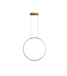 Lampy wiszące okręgi - Light Prestige Mirror wisząca mała złota 1xLED IP44 złoty LP-999/1P S GD - product 1