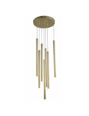 Light Prestige Lungo 7 złota lampa wisząca LP-894/7P GD 7xG9 złoty