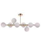 Light Prestige Dorado 8 lampa wisząca LP-002/8P 8xE14 złoty/biały Light Prestige Dorado 8 lampa wisząca LP-002/8P 8xE14 złoty/biały