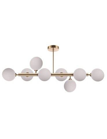 Light Prestige Dorado 8 lampa wisząca LP-002/8P 8xE14 złoty/biały