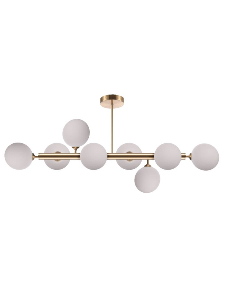 Light Prestige Dorado 8 lampa wisząca LP-002/8P 8xE14 złoty/biały Light Prestige Dorado 8 lampa wisząca LP-002/8P 8xE14 złoty/biały