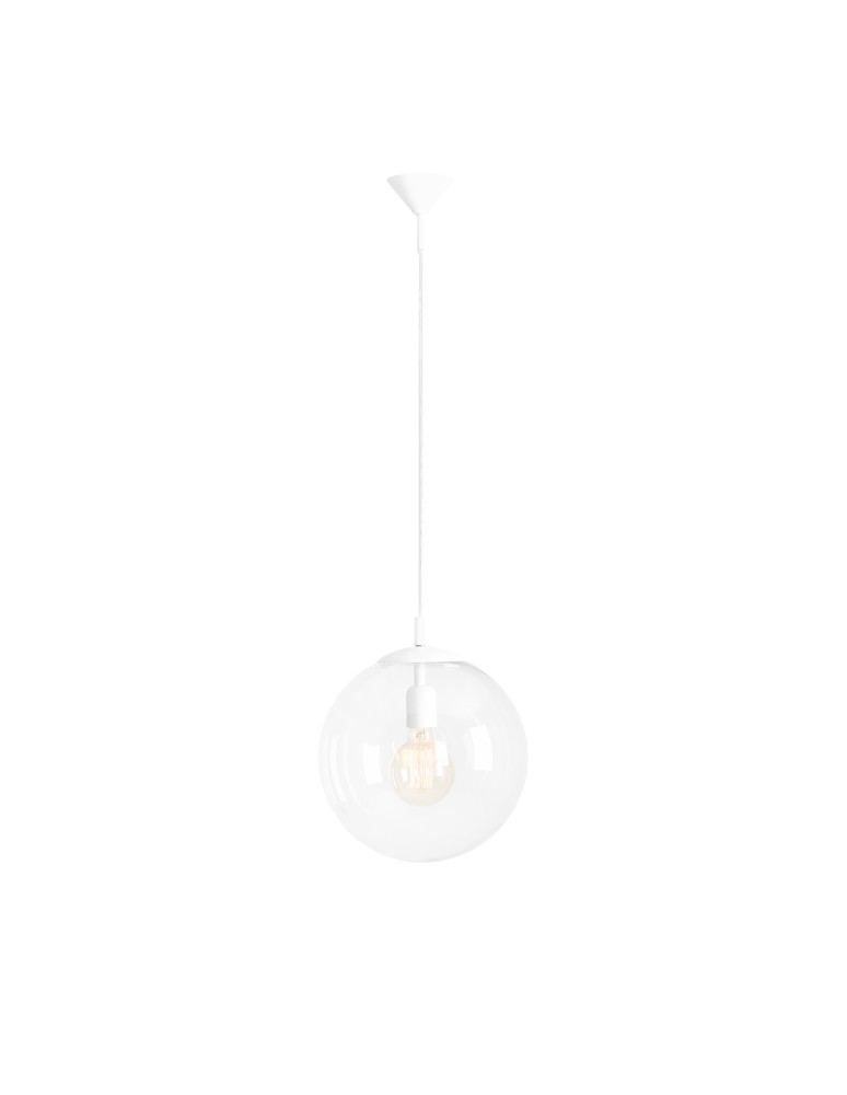 ALDEX LAMPA WISZĄCA GLOBUS BIAŁY, 1 x  max 60W (562G)