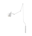 Kinkiety na wysięgniku - ALDEX KINKIET AIDA BIAŁY ŚREDNI, 1 x  max 60W (814C1) - product 1