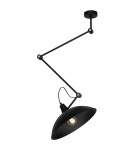 Lampy wiszące z regulowaną wysokością - ALDEX PLAFON MELOS CZARNY, 1 x max 60 W (808PL_G1) - product 1