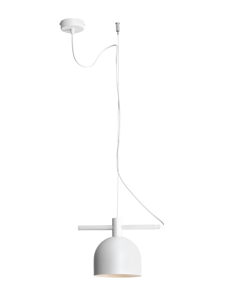 ALDEX LAMPA WISZĄCA BERYL BIAŁY, 1 x  max 60W (976G)