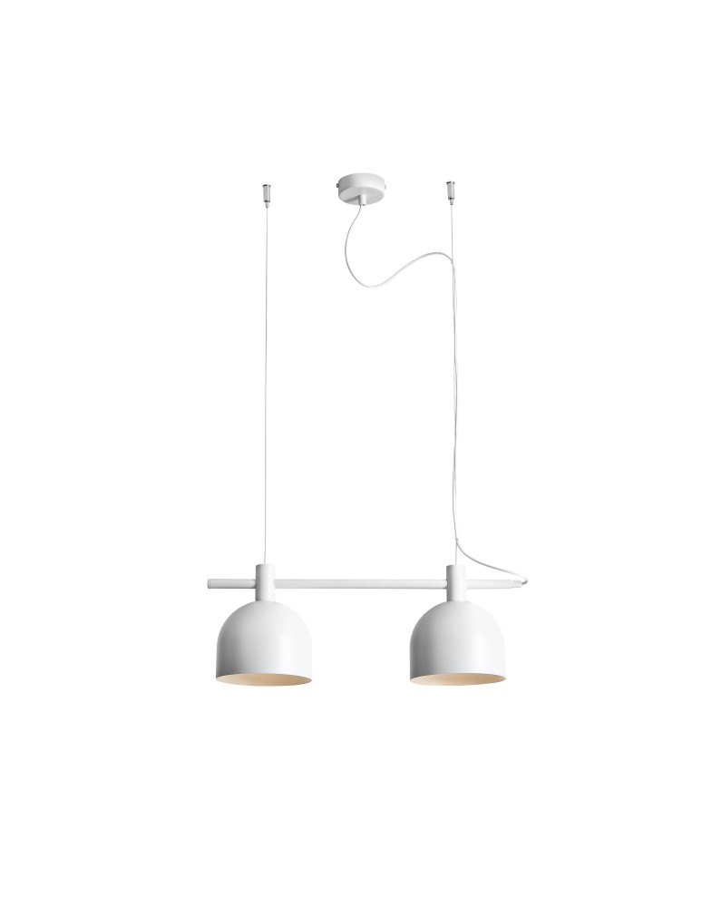 ALDEX LAMPA WISZĄCA BERYL 2 BIAŁY, 2 x  max 60W (976H)