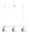 ALDEX LAMPA WISZĄCA BERYL 3 BIAŁY, 3 x  max 60W (976E)